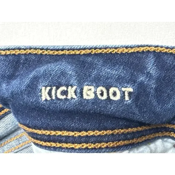 American Eagle Women's Kick Boot Blue Jeans - Size 10 Short (30x28.5) - Picture 5 of 6